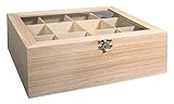 Destaca de la comparativa de cajas para guardar té de madera