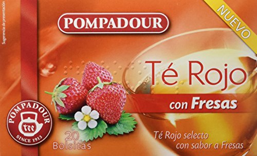 Pompadour Té Rojo con Fresas...